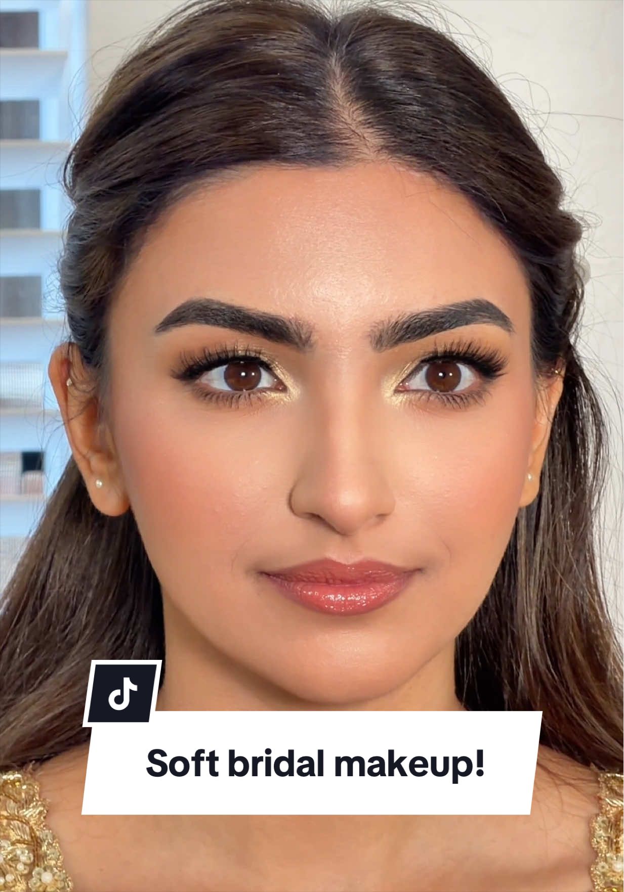 TikTok post by @neetujoshartco for OFRA Cosmetics. Caption reads: [...] @Makeup By Mario @Artist Couture @OFRA....