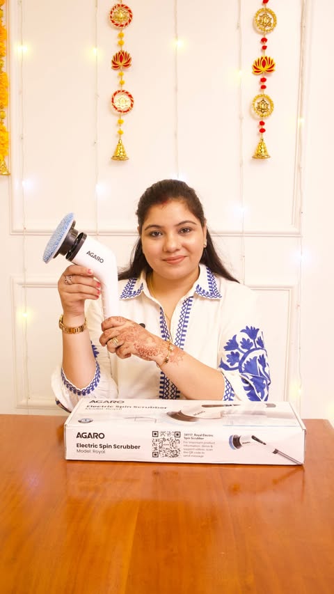 Instagram post by @kritikasignature for AGARO Lifestyle. Caption reads: [...] @amazonhomeindia #AGARO #AGAROLifestyle....