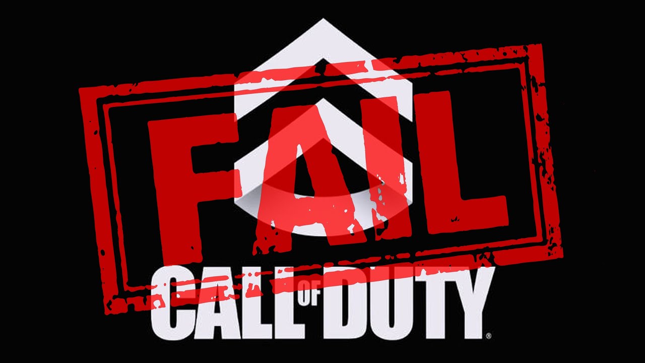 YouTube post by @JGOD for AimControllers. Caption reads: CoD Finally Accepts Reality, IT FAILED!!!.