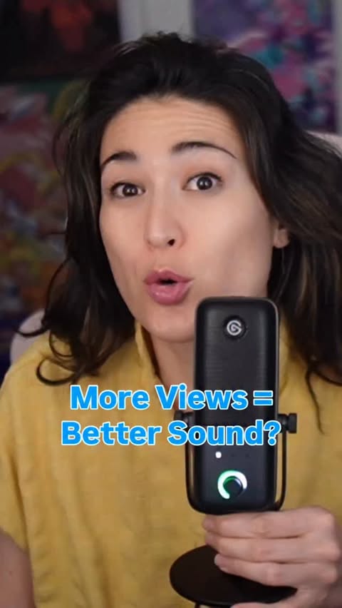 Instagram post by @jackijing for Elgato. Caption reads: [...] loud and clear and ears and eyes — @elgato....