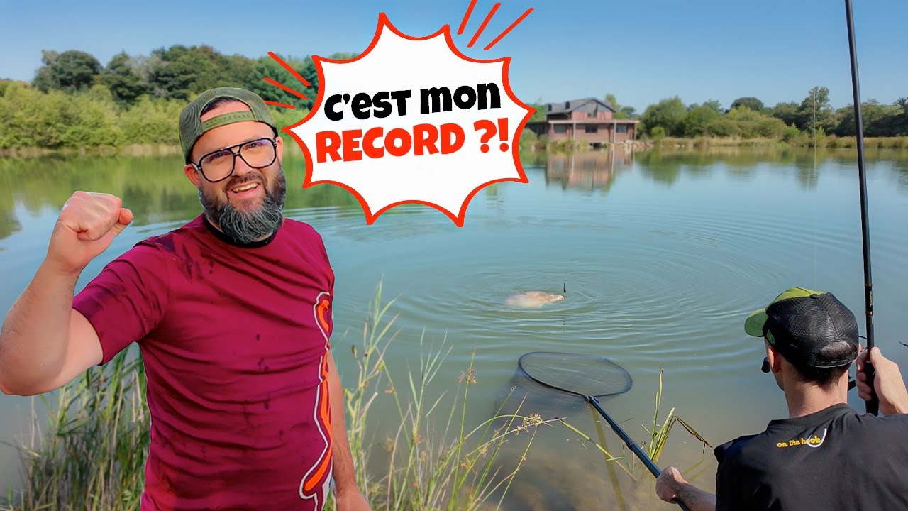 YouTube post by @AminiakkFishingpeche for Deepersonar. Caption reads: 48 hours of INTENSE fishing where I equaled my....