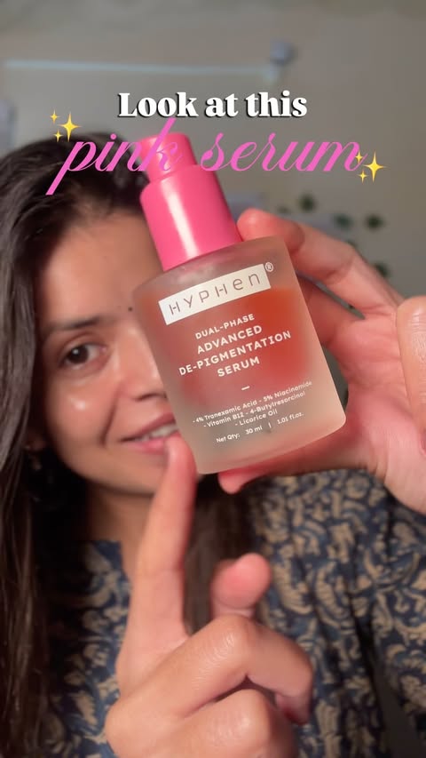 Instagram post by @review_with_shivani for Hyphen. Caption reads: [...] just aesthetic 💗✨ I’ve been using the....