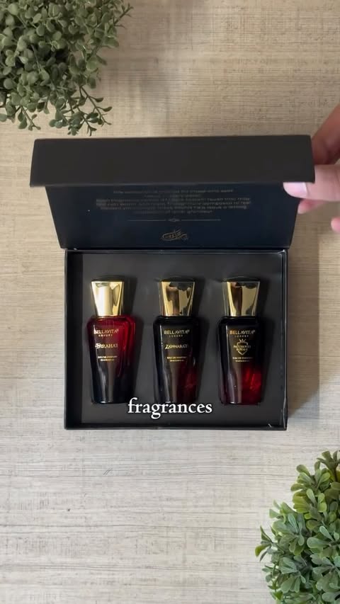 Instagram post by @randommaniaaa for BELLAVITA LUXURY. Caption reads: [...] The perfumes in the video are from....