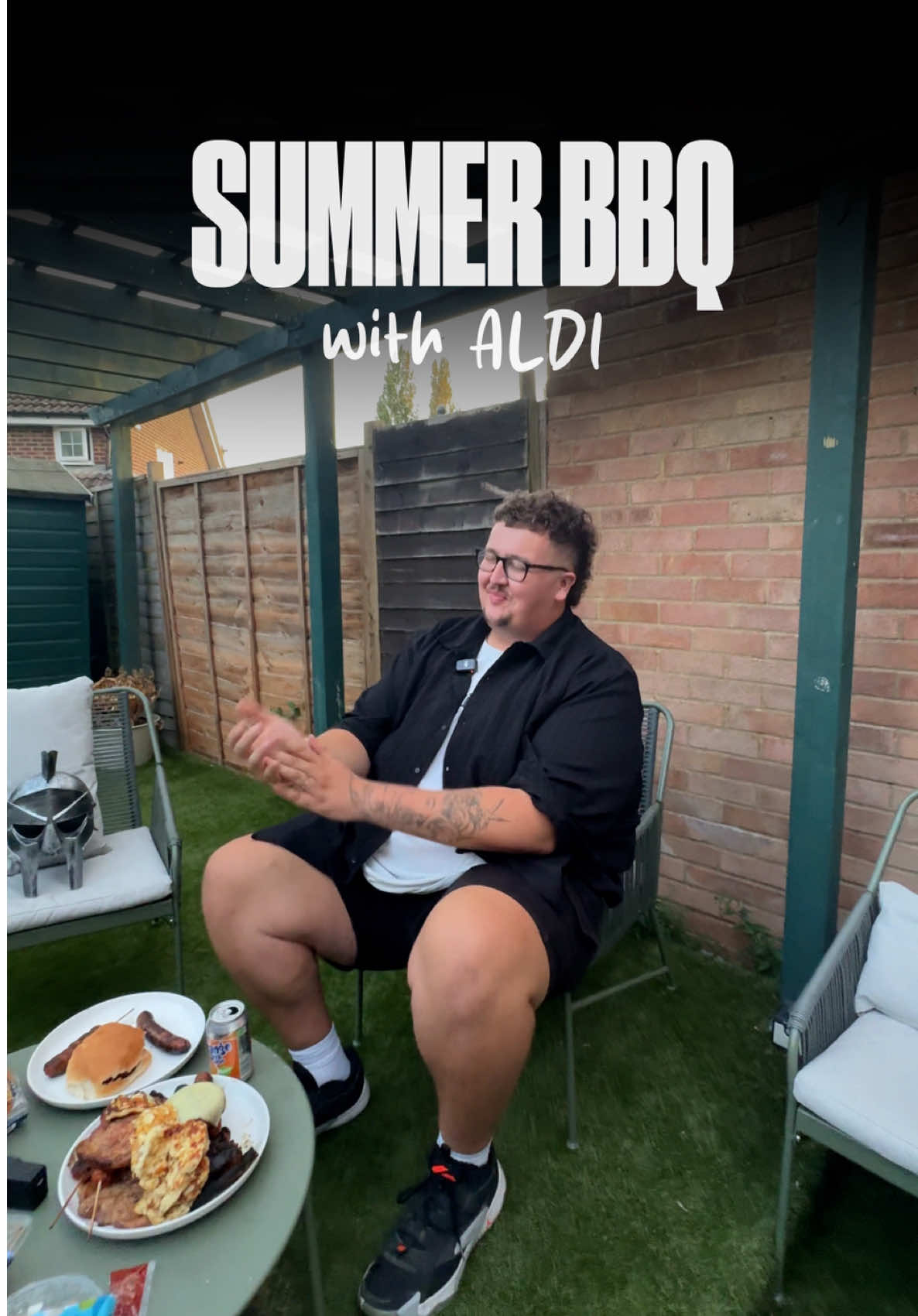 TikTok post by @marshallexler for Aldi UK. Caption reads: The Summer range at @Aldi UK has something for....
