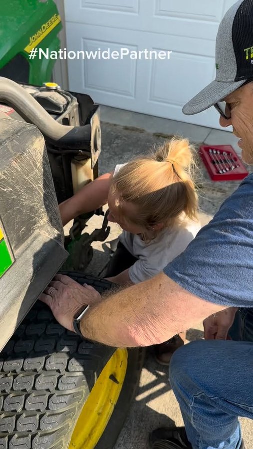 Instagram post by @farmwithzoe for Nationwide. Caption reads: #NationwidePartner In the next 15 years, one-third....