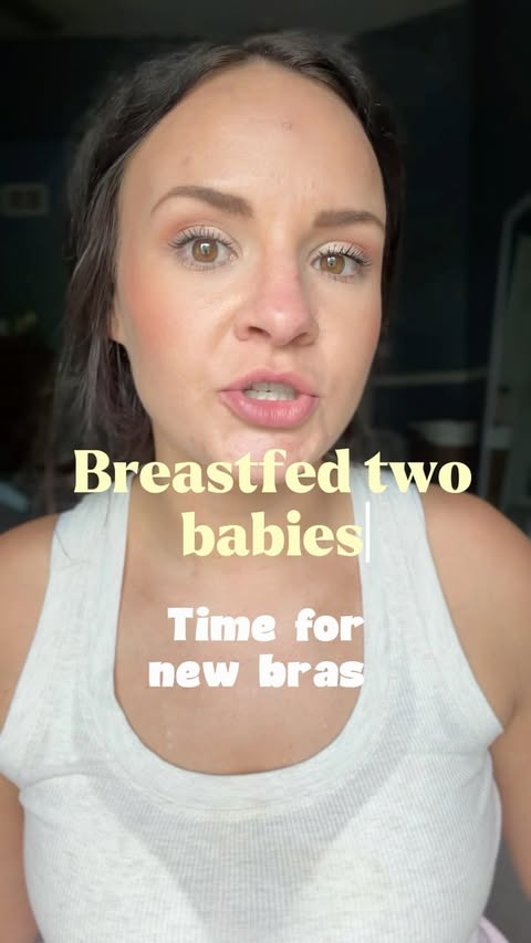 Instagram post by @mamaambsx2 for Underoutfit. Caption reads: [...] wearing a MEDIUM and a size 34D #bras....