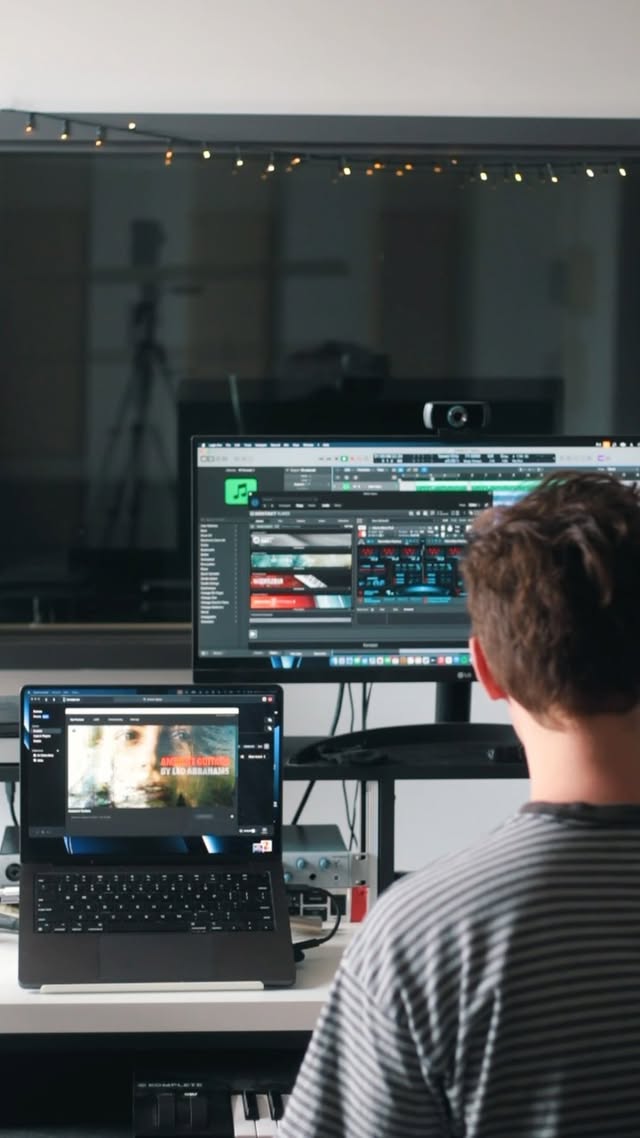 Instagram post by @calvinbennettmusic for Spitfire Audio. Caption reads: I’m so excited to have worked with @SpitfireAudio....