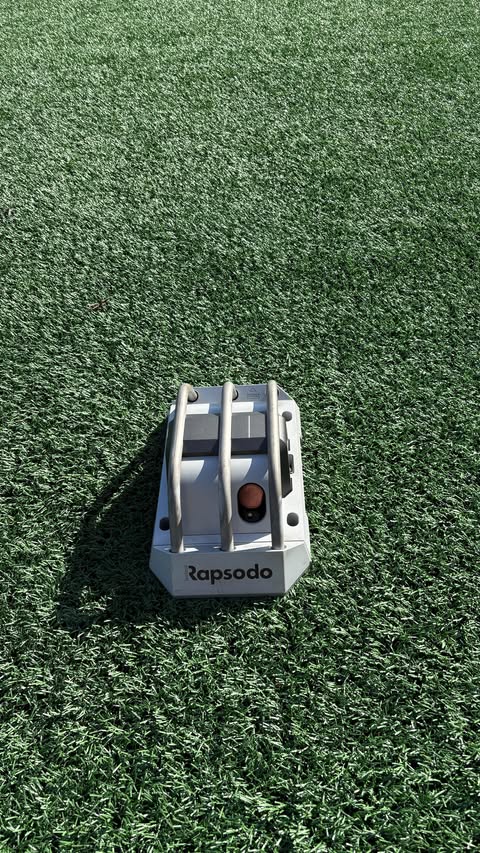 Instagram post by @nathanmartorella for Rapsodo. Caption reads: Off Season powered by @rapsodobaseball.