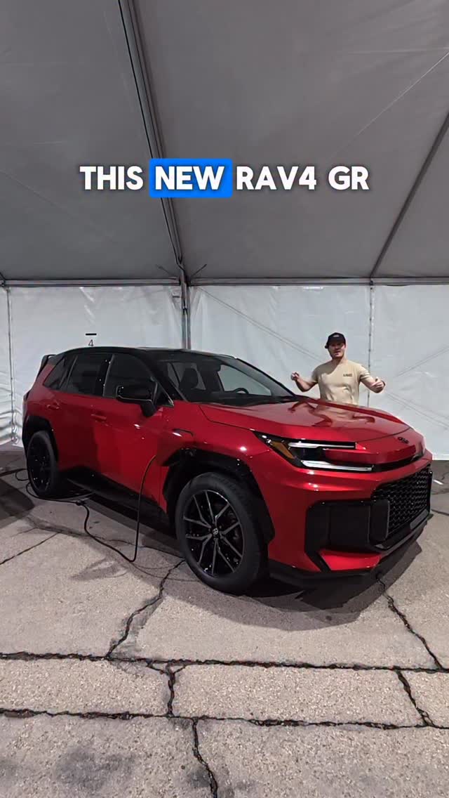 Instagram post by @trd.jon for Toyota USA. Caption reads: The new 2026 Rav4 GR Sport PHEV may just be the....