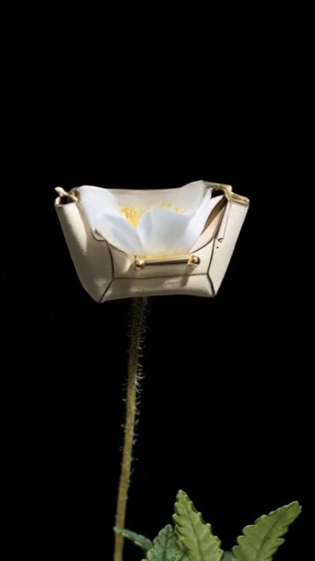 Instagram post by @keithlissner for Strathberry. Caption reads: Craftsmanship in bloom, inspired by the....