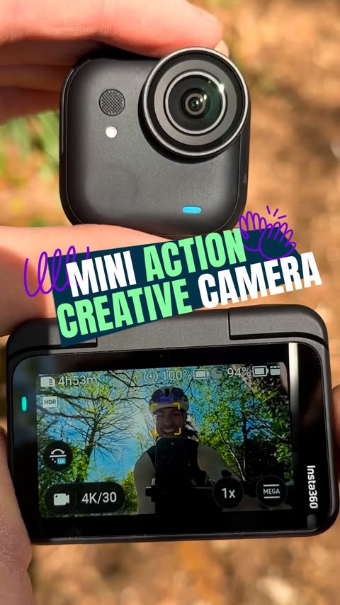 Instagram post by @spin.with.jim for Garmin. Caption reads: This little camera makes you think way more....