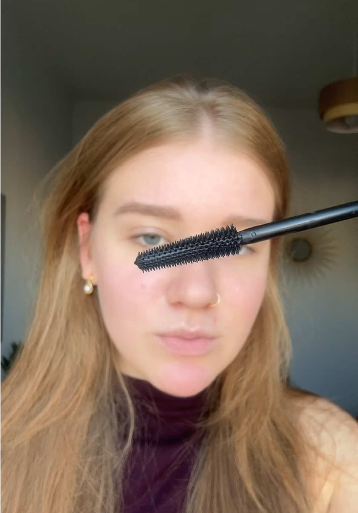 TikTok post by @lananajjacaaaa for Essence Cosmetics. Caption reads: @essence.cosmetics Maximum Definition volume....