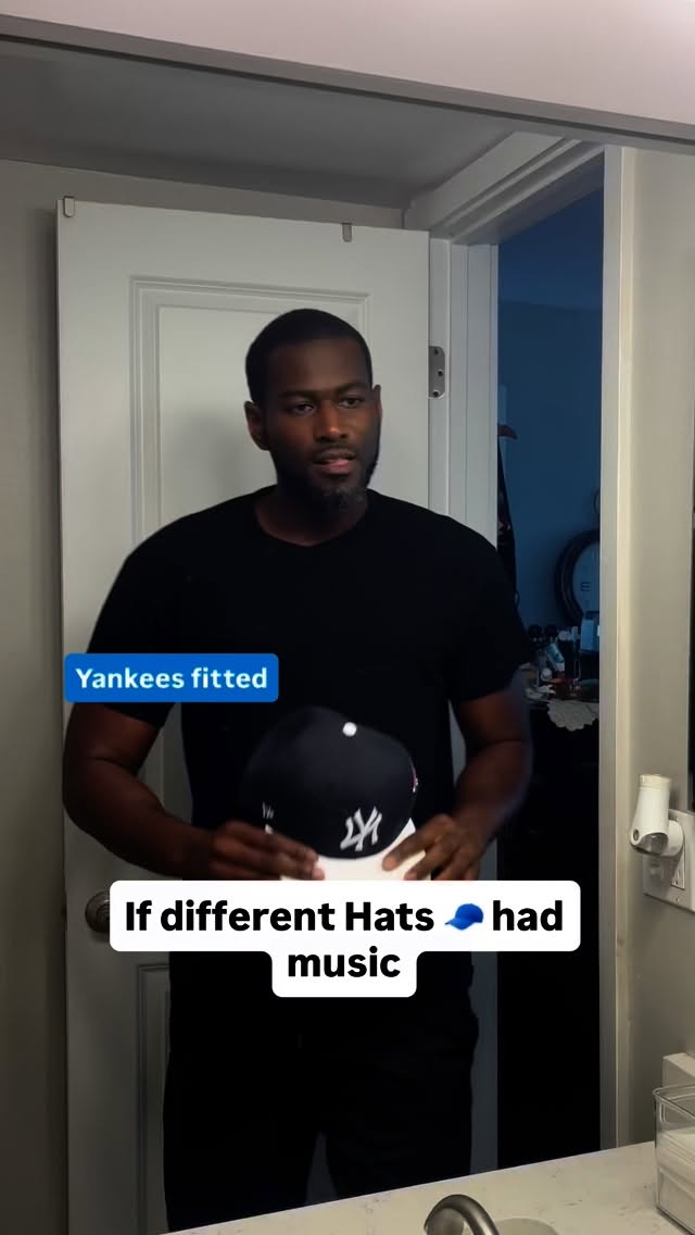 Instagram post by @j.r.i.c.h for Goorin Bros.. Caption reads: Each hat has a story lol #nocap #hats #comedy.