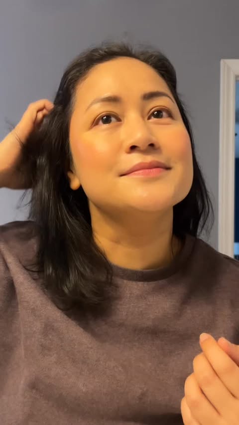 Instagram post by @gl0w_with_me for NATURTINT. Caption reads: [...] dye the front anyway. I picked out the....