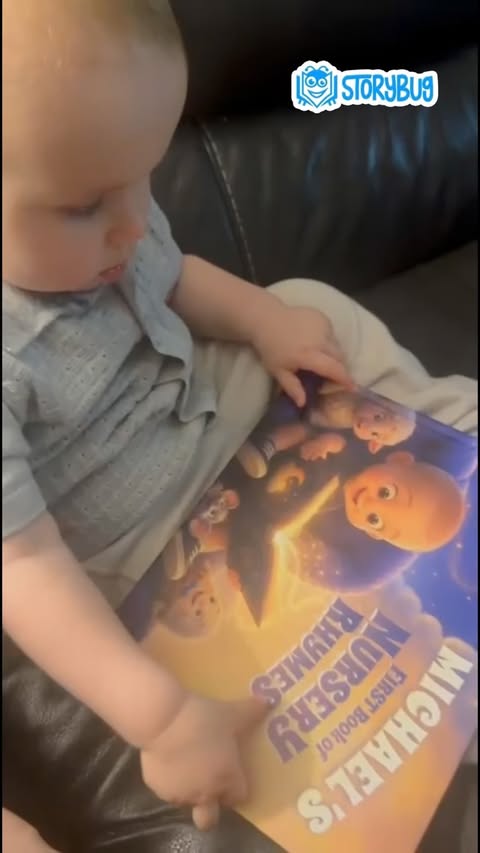 Instagram post by @xolivia_georgiaxnatalie for StoryBug. Caption reads: [...] The perfect personalised story book 📚....