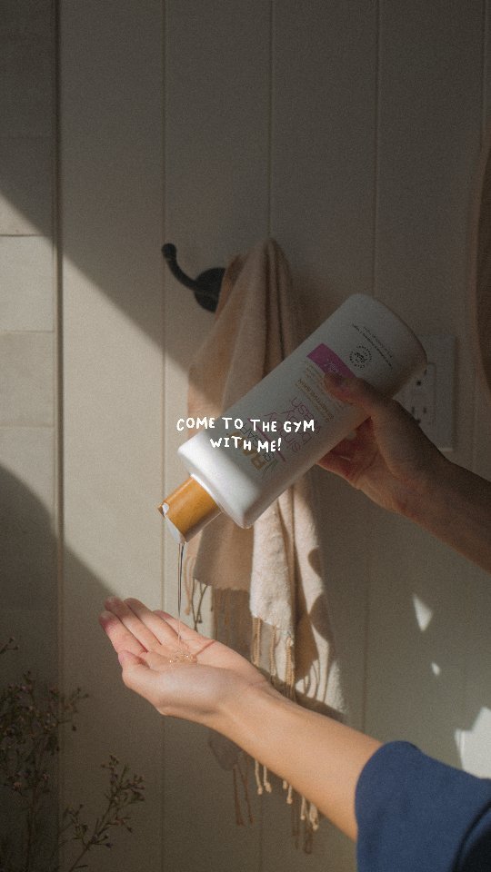 Instagram post by @weylie for Raw Sugar Living. Caption reads: #ad Anyone else’s skin super dry during this time....