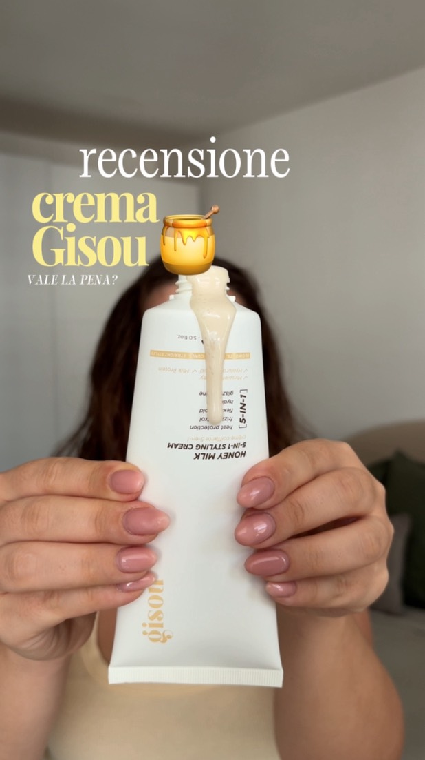 Instagram post by @mariana__lohin for Gisou. Caption reads: Cosa ne pensate? La proviamo come prodotto....