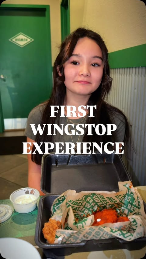 Instagram post by @ericasherwood_ for Wingstop. Caption reads: I can’t believe she’s is 12 and we haven’t been....