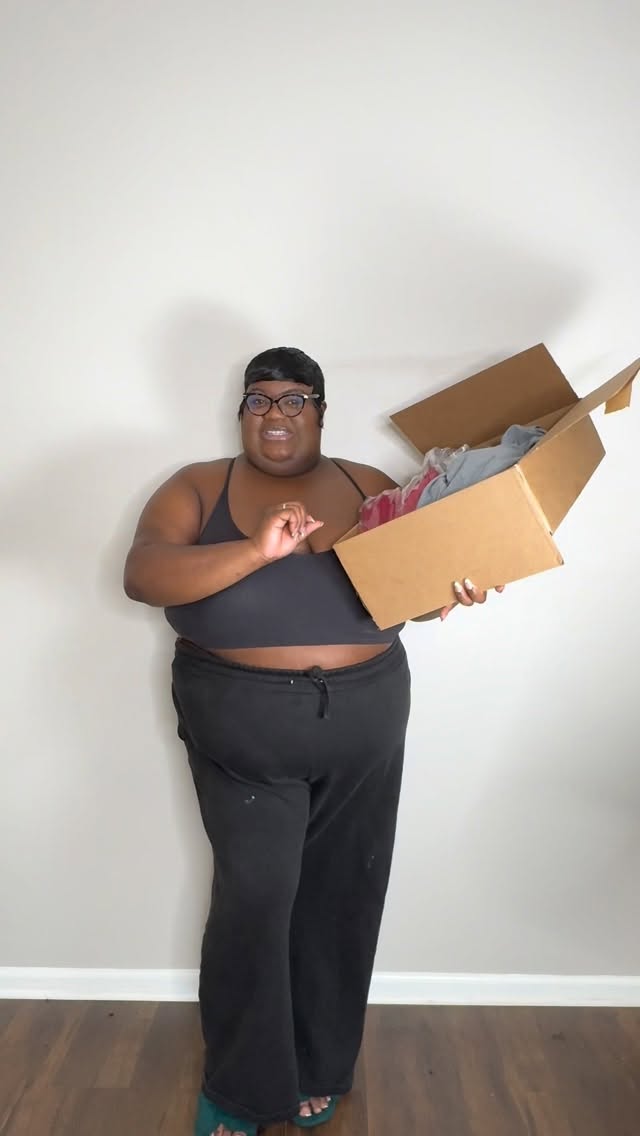 Instagram post by @keziakswift for REBDOLLS. Caption reads: Try on some @rebdolls new arrivals with me 

1.....