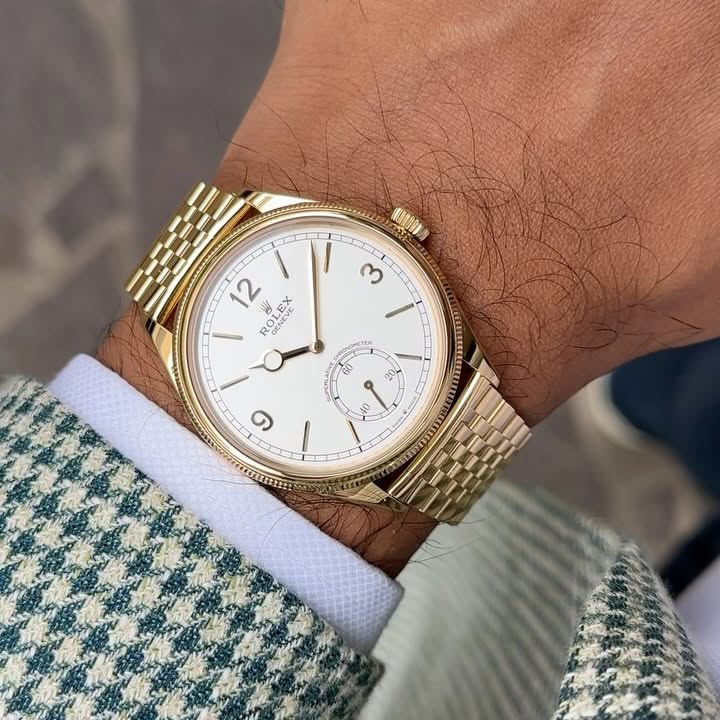 Instagram post by @champsg for ROLEX. Caption reads: First time you are seeing the new 1908 with the....