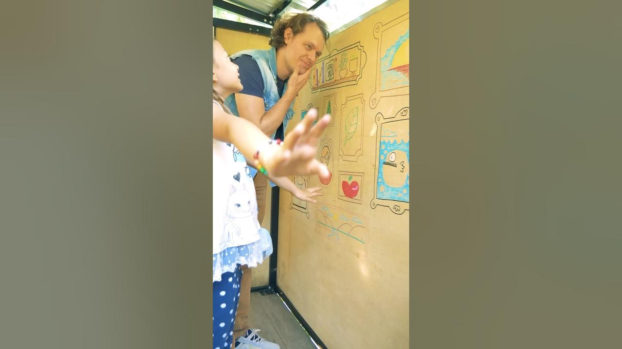 YouTube post by @lplucasarts for Ohuhu. Caption reads: Artists with artistic KIDS #shorts #art.