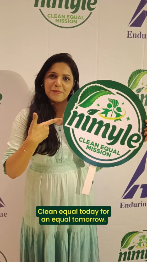 Instagram post by @sne.394 for Nimyle. Caption reads: Cleaning isn’t just a chore—it’s a lesson in....