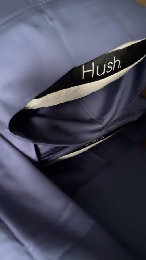 Instagram post by @ellabradfordto for Hush. Caption reads: 💭 🤍 Bedroom Magic🪄✨, brought to you by....