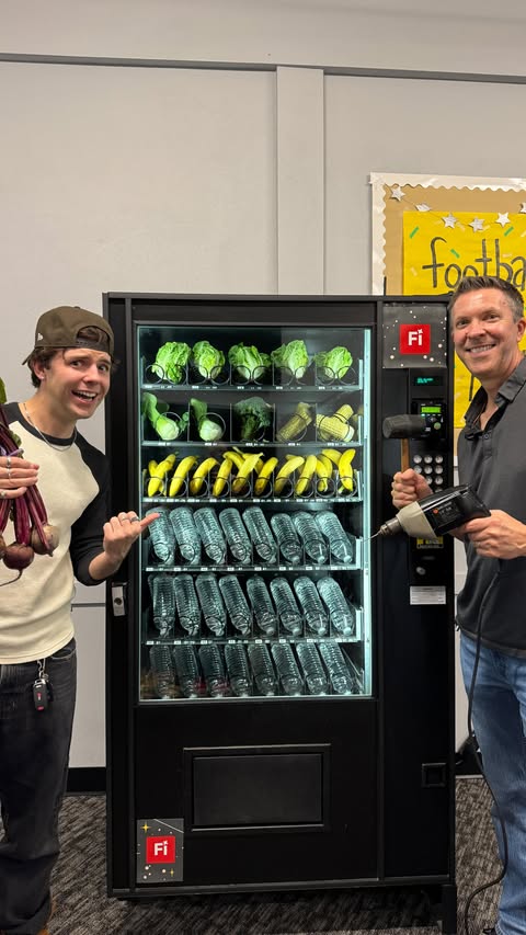 Instagram post by @jtcasey for Adobe. Caption reads: [...] my Own Vending Machine using @adobe Firefly?....