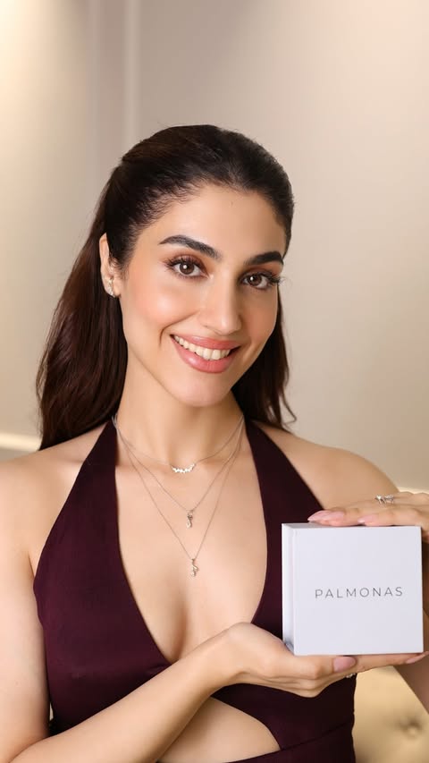 Instagram post by @delbararya for PALMONAS. Caption reads: At this point, Palmonas’ Platinum-Plated Silver....