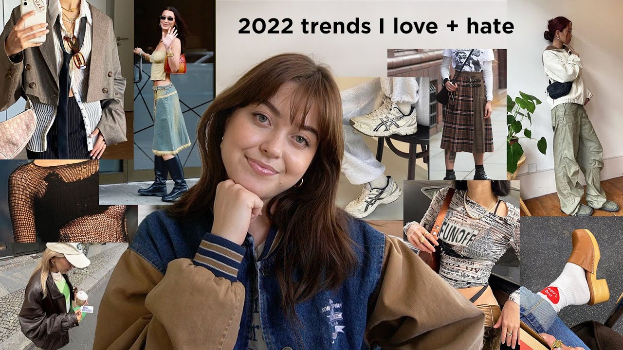 YouTube post by @lindseyrem for Charlotte Stone. Caption reads: fashion trends I love (and don't love) for 2022.