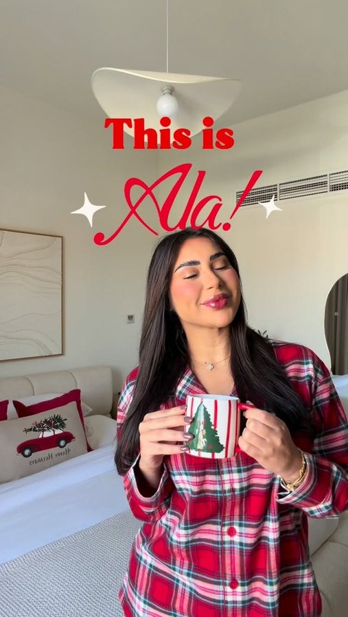 Instagram post by @olaemadeldeen for The Body Shop. Caption reads: The holiday season just became more magical with....