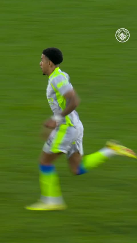 Instagram post by @savinho for Manchester City. Caption reads: From inside his own half 🤯🇧🇷.