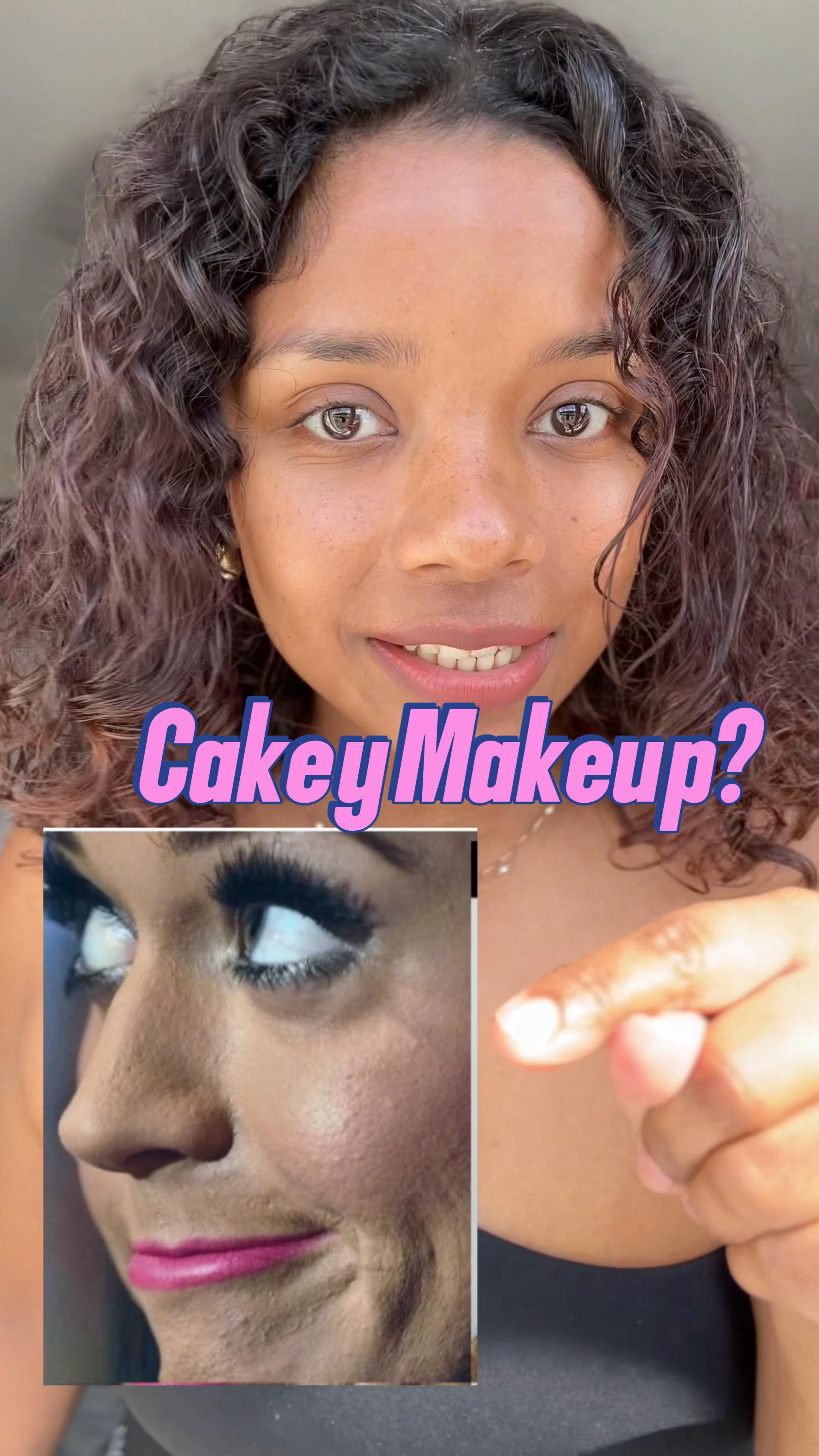 Instagram post by @snehasunny30_ for Wishtrend. Caption reads: No more cakey makeup! We have cracked the glassy....