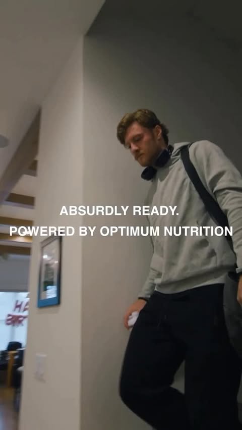 Instagram post by @will_levis for Optimum Nutrition. Caption reads: My simple morning routine with @optimumnutrition.....