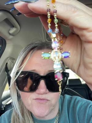 TikTok post by @akoleen4 for Tewiky. Caption reads: Fall necklace!!! @Tewiky official #tewiky....