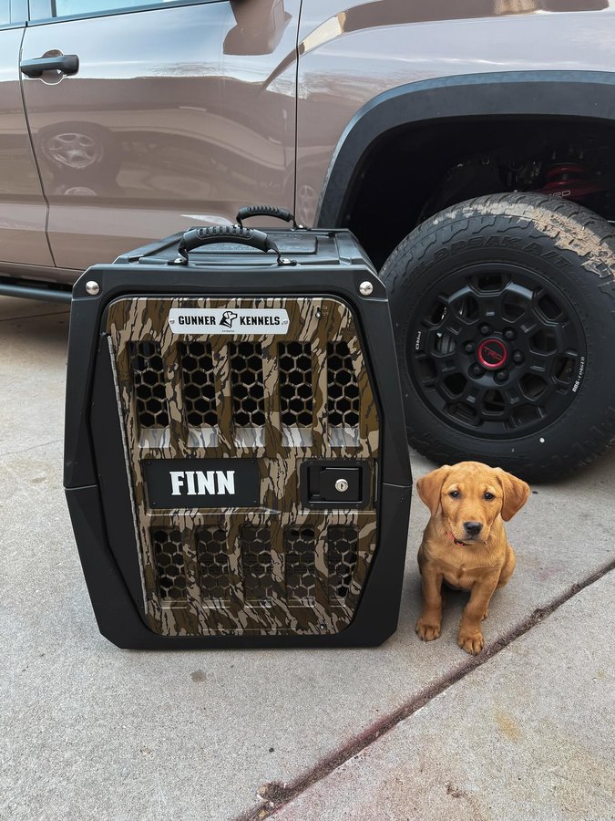 Instagram post by @maggiejo_outdoors for Gunner. Caption reads: [...] it already! Thanks to our friends at....
