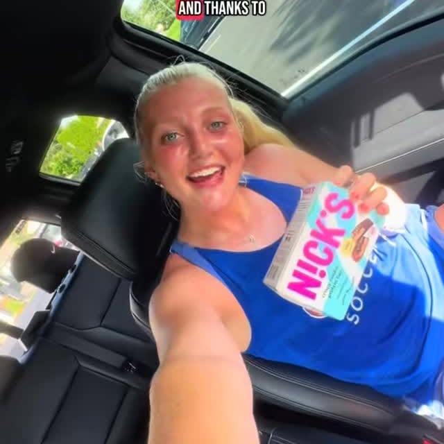 Instagram post by @laurendon15 for 98Strong. Caption reads: Come run hills with me ft. @nicks ! Nick’s is NOW....