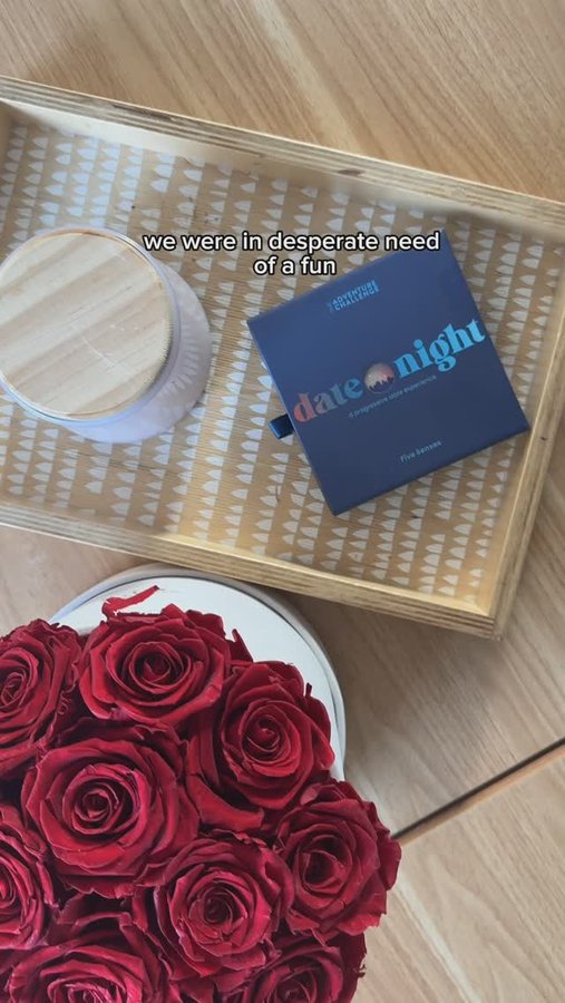 Instagram post by @samkwiatkowski for The Adventure Challenge. Caption reads: Tired of the same old date night? 🤷🏻‍♀️We were....