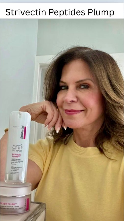 Instagram post by @gwenliveswell for StriVectin. Caption reads: ✨ No fillers? No problem! 

Just finished the....