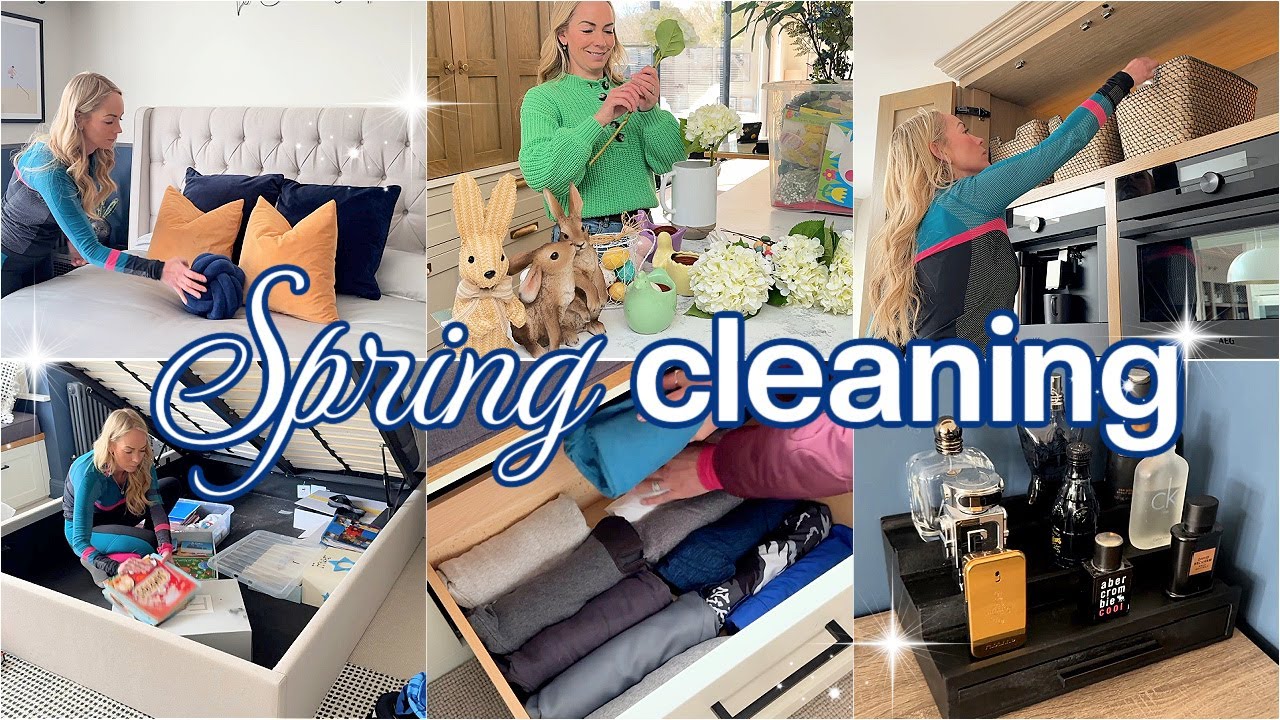 YouTube post by @mrsemilynorris for Vinted. Caption reads: Get It All Done! Room Makeover, Spring Cleaning,....