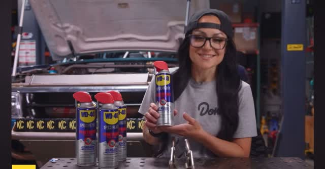 Instagram post by @ms.a_theshopteacher for WD-40. Caption reads: [...] fan myself until I came across the....