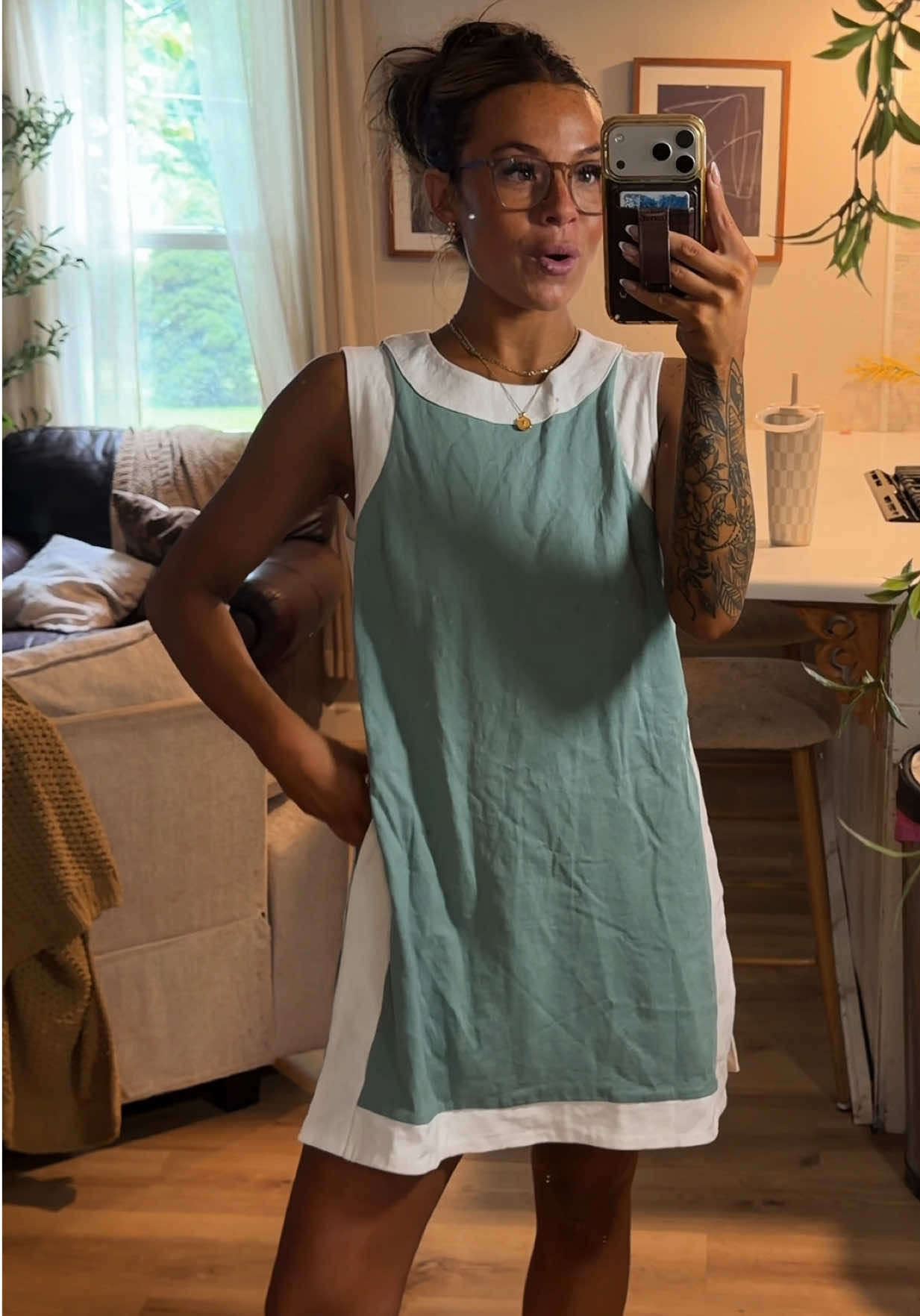 TikTok post by @mamawifefashion for Yeokou. Caption reads: [...] this my new mom uniform 🫡💁🏽‍♀️ @Yeokou....