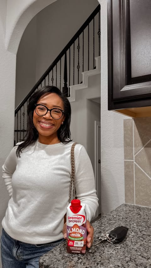 Instagram post by @lifewithkesh for Premier Protein. Caption reads: [...] Finally! I’ve been waiting to try....