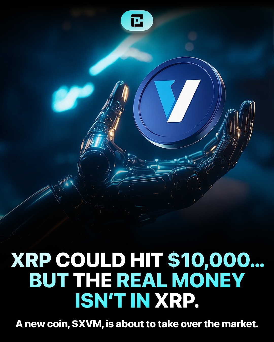 Instagram post by @cryptosityclub for CoinMarketCap. Caption reads: Comment “XVM” below

🚨 Everyone’s watching XRP....