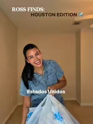 TikTok post by @marielefilms for Ross Dress for Less. Caption reads: Ross finds | Houston edition 😍😍 @Ross #rossfinds....