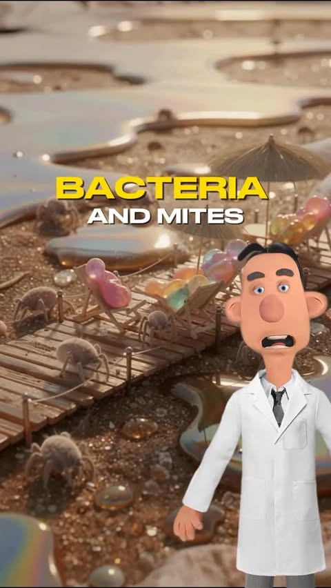 Instagram post by @itsdrmax for Bearaby. Caption reads: [...] is basically a petri dish ?👀🦠

@mybearaby....