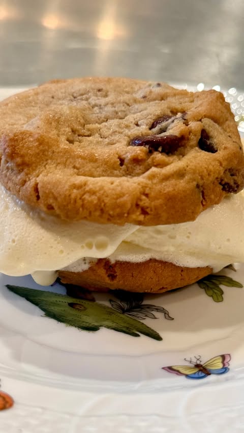 Instagram post by @jrwider for Ghirardelli Chocolate Company. Caption reads: Ice cream sandwiches using @ghirardelli premium....