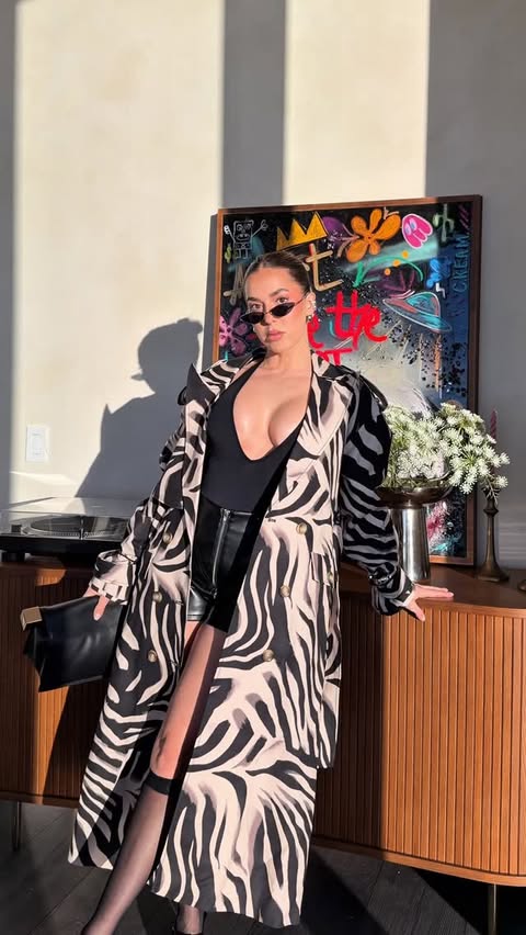 Instagram post by @alisharevel for BCBGMAXAZRIA. Caption reads: baby we got NYFW at home 😏 @bcbgmaxazria....