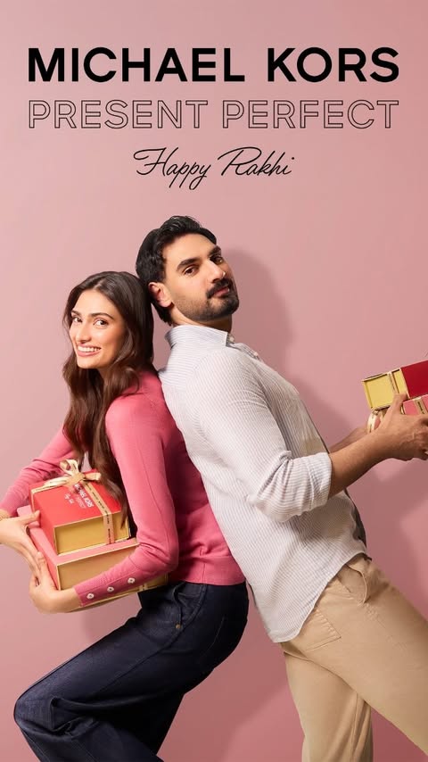 Instagram post by @mumbaipaps for Ajio. Caption reads: [...] for your favourite person. @michaelkors....