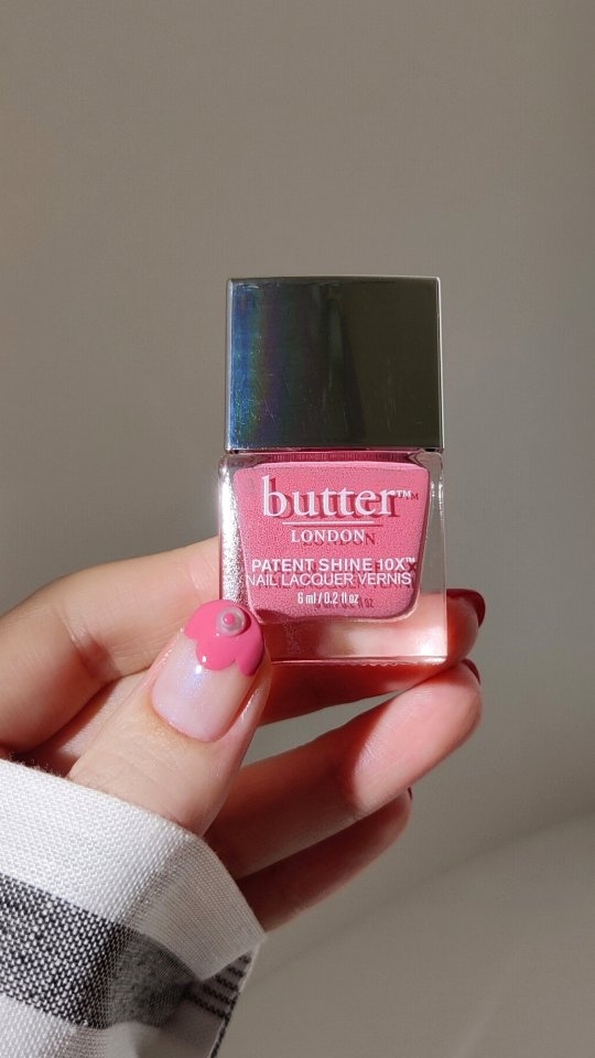 Instagram post by @maco_mani for butter LONDON. Caption reads: This was my first time trying a cuticle....